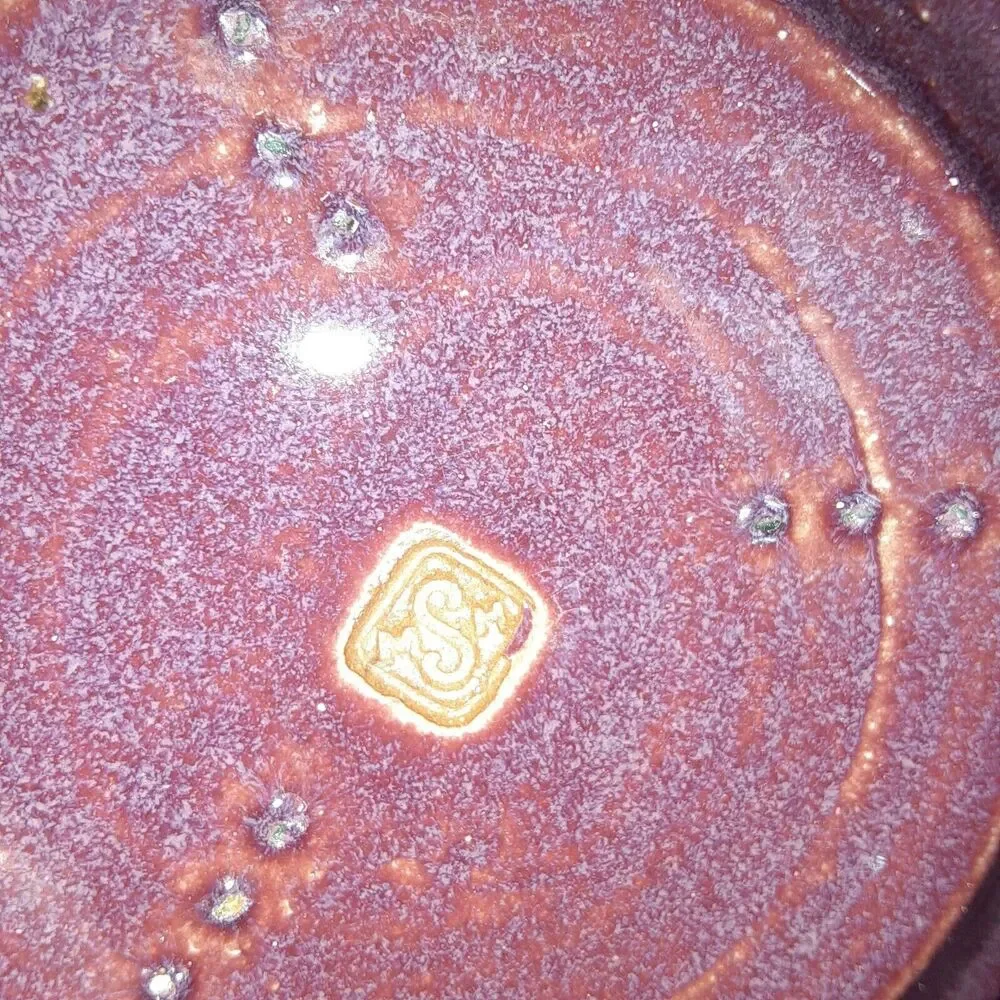 mSm Stoneware candle Holder Boho Eclectic